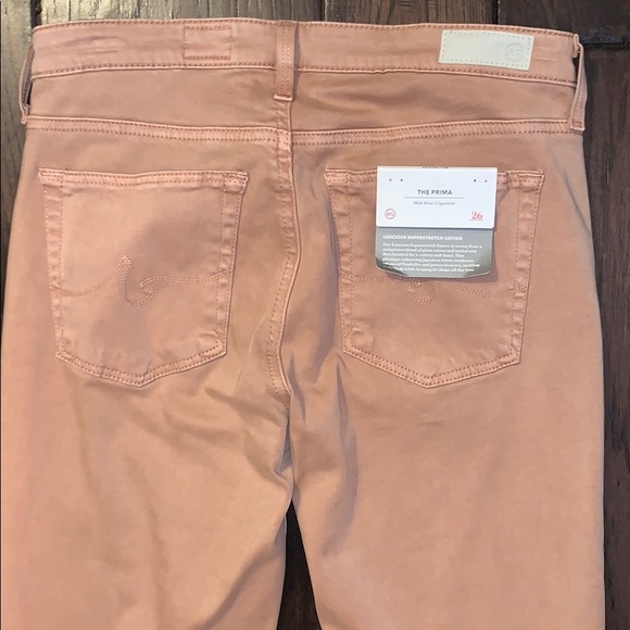 AG Prima Mid Rise Cigarette 26 NWT!! - Picture 4 of 5